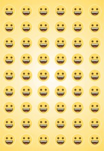 Emoji taustakuva hymynaama keltainen